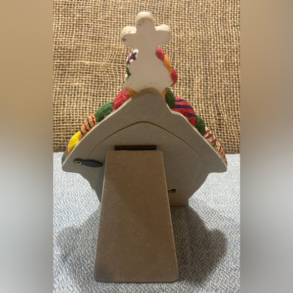 Christmas Frame Vintage Lighted and Musical Needs Battery NEW - Picture 2 of 6